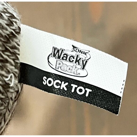 TWO Sonic Wacky Pack Sock Tots Dallas Cowboys & Sock Monkey Mini Plush Toys - Picture 4 of 10